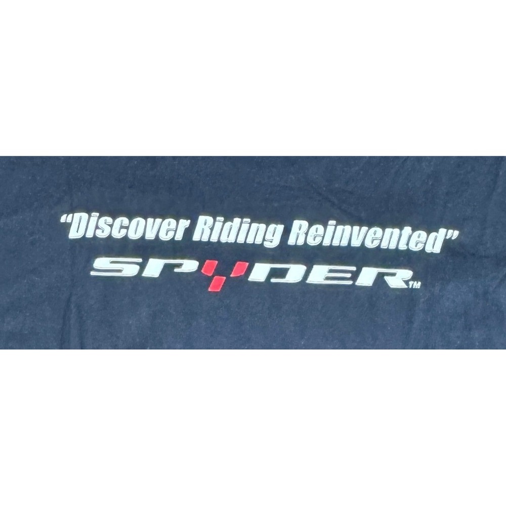Can-Am Spyder BRP Graphic T-Shirt XL Navy Blue Gildan Ultra Cotton Mens Tee - Picture 4 of 8